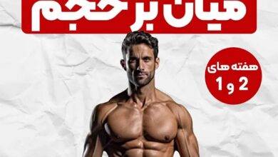 برنامه بدنسازی افزایش حجک