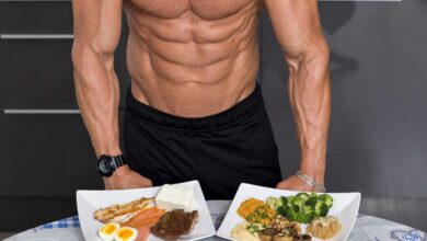 برنامه غذایی برای حجم