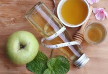 سرکه سیب برای لاغری شکم