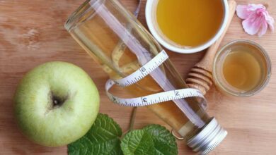 سرکه سیب برای لاغری شکم
