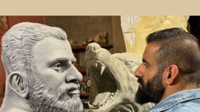 طرح نهایی مجمسه هادی چوپان